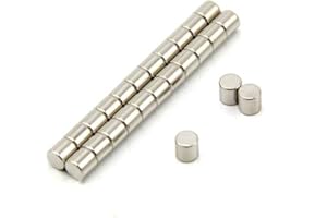 FIRST4MAGNETS N35 Maget Néodyme Pour Les Arts, L'Artisanat, la Fabrication de Modèles - 5mm dia x 5mm D'Épaisseur - 0,76kg Pull - Pack de 50