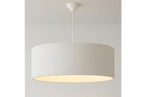 CGC Lighting Indoor Ceiling Lampshade Boucle 45cm Matching Inner (Petra White 45cm)