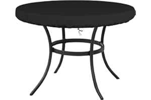 Flyace Housse Plateau Table Jardin Housse Protection Table de Jardin Extérieure Bache de Protection Exterieur Table de Jardin Imperméable pour Table Extérieure Ronde 240x10cm