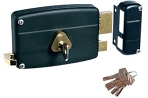 SECURITEGOODDEAL- Serrure verrou applique horizontale à tirage