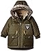 Timberland Baby Boys PARKA A CAPUCHE Plain Hooded Long Sleeve Jacket, Green (army), 12-18 Months (Manufacturer size: 18 mois)