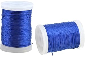 ZSHJG 2Pcs Bogenschießen Fiber Bogensehne Serving Thread 120m Bogensehne Schutz für Bogensport Zubehör