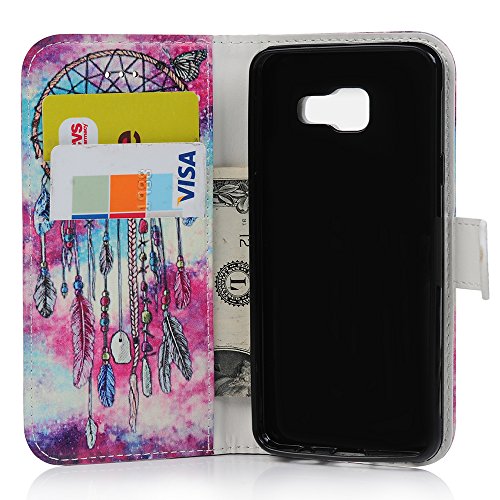 Hülle für Samsung Galaxy A5 2016 Hülle Badalink Schutzhülle Leder TPU Handyhülle Traumfänger Handytasche Wallet Case Ständer Magnet-Schloss Handyhülle Case Cover Flipcase+Mehrfunktional Touch Pen+Staubschutz - 8