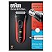 Produktbild Braun Pack Series 3 ProSkin 3030S + Ear & Nose Trimmer EN10 - Afeitadora Eléctrica/Máquina De afeitar recargable. Color Rojo
