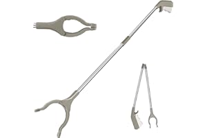 Awsuc Litter Picker Grab & Grip Reaching Litter Rubbish Pick Up Tool, 32" 83cm Foldable Pickup Tool, Leaf Grabber Stick, Helping Hand Grabbers for Disabled,Elderly,Garden Gripper