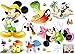 Produktbild Disney Mickey Maus Wandsticker selbstklebend Kinder Wandtattoo Disney Minnie Maus Cartoon Motiv - CartoonPrintDesign