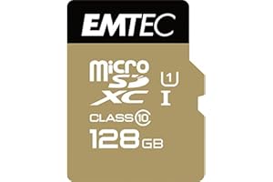 Emtec ECMSDM128GXC10 EliteGold 128GB microSDXC Speicherkarte - Highspeed