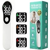 Digital Thermometer for Babies and Adults Non-Contact Infrared Forehead Thermometer Multipurpose Fever Alarm Instant Reading