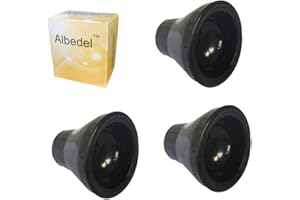 Albedel 3 PCs Tee Golf Ball Retriever Sucker Grabber Suction Cup Pick Up Back Saver Put On Putter Grip