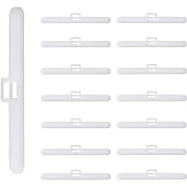 Replacement Slat Top Hangers For Vertical Blinds – 89mm/3.5" Double Slot Type, White Plastic