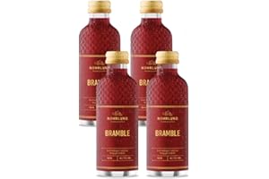 NOHRLUND Pack of 4 Bramble Pre-Mixed and Ready to Drink Cocktails | Handcrafted & Organic |180 ml | 7.5% ABV | 4-Pack, Bramble