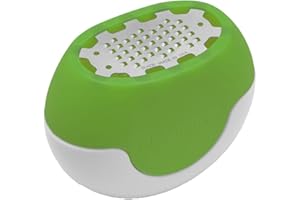 Microplane Grattugia Zester Flexi Zesti Fine Verde Acciaio inossidabile e silicone per limoni, arance e altri agrumi