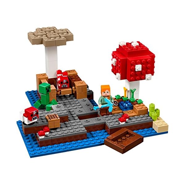 lego minecraft isla champiñon