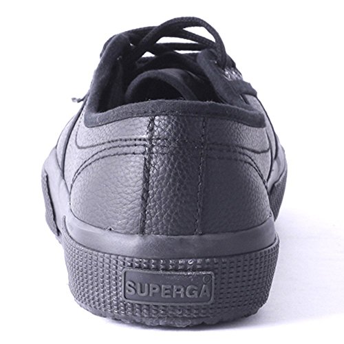superga pelle nera