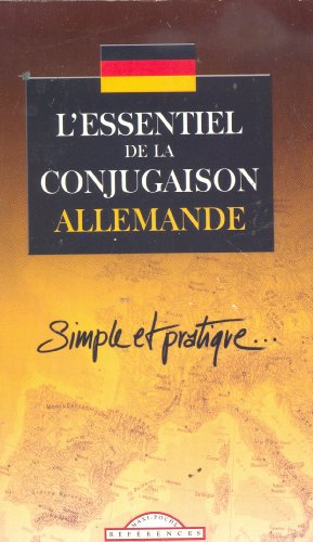 couverture de : essentiel de la conjugaison allemande L'