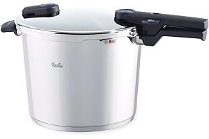 Fissler Vitaquick Autocuiseur à Induction (10 l, Ø 26 cm) Marmite à Pression en Acier Inoxydable, 2 Niveaux de Cuisson, Empilable