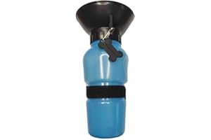 PROtastic Lucky Dog Deli - Dog Travel Water Bottle, great for always having water available whilst out with your dog (Blue)