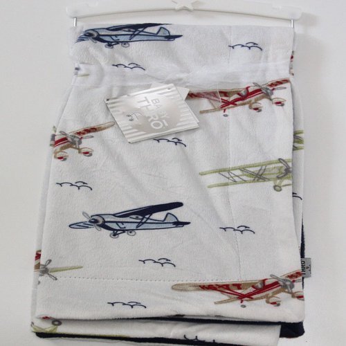 Baby Thro by Marlo Lorenz Vintage Planes Baby Decorative Throw - Multi by Baby Thro by Marlo Lorenz