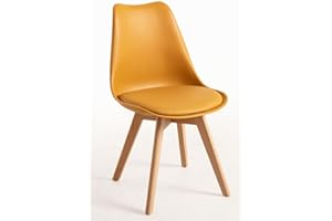 Regalos Miguel - Packs Sillas Comedor - Pack 2 Sillas Synk Basic - Mostaza