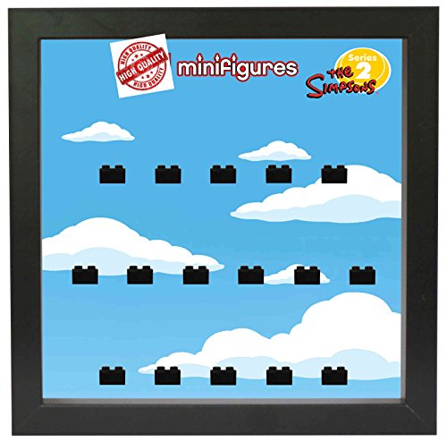 Preisvergleich Produktbild OEM Setzkasten Vitrine Serie Simpsons 2 für 16 Lego Minifiguren