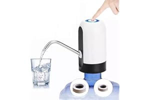 CALA VERDE Dispensador de Agua - Dispensador Automático y Eléctrico para Garrafas, Bomba de Agua con USB, Libre de BPA (Blanco)