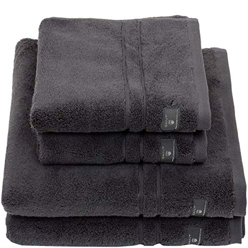 Preisvergleich Produktbild GANT Premium Terry Badetuch 100x150 Antracite