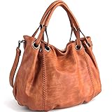 CASELAND Damen Handtasche Umhängetaschen Damen PU Leder...