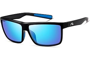 kimorn Polarized Square Sunglasses for Men/Women Vintage/Classic/Golf/Driving/Travel Glasses