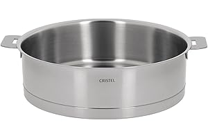 Cristel - S26QL - Sauteuse inox 26cm - sans poignée amovible - Collection Strate