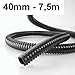 Produktbild 7,5m Teichschlauch Spiralschlauch 40mm Schwarz