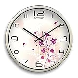 JRZSNLJY Das Wohnzimmer Grosse Uhr Watch Runde Metall kreativ Uhr Gold