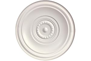 NEW STYLE LONDON Dotted Ceiling Rose Polystyrene Easy Fit Very Light Weight