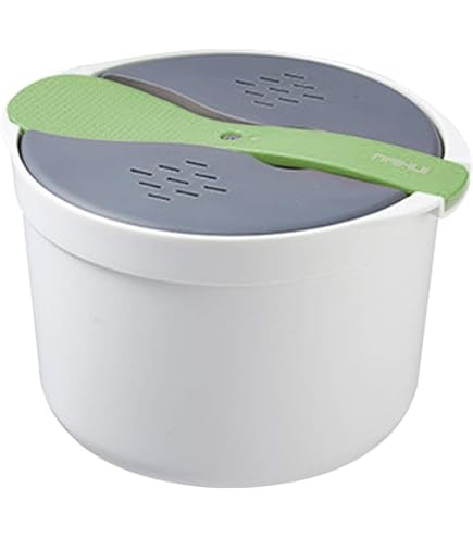Cuiseur à Riz Vapeur En Silicone Pour Micro-ondes, 0.5L Ou 2L, Sans BPA, Lavable Au Lave-vaisselle - Pratique Et Rapide - 11