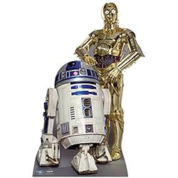 Star cutouts - Stsc480 - Figurine Géante - R2-D2 Et C3P-O - Star Wars - 166Cm