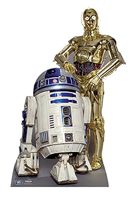 Star Cutouts - Stsc480 - Figurine Géante - R2-D2 Et C3P-O - Star Wars - 166Cm