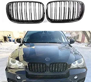 A to Z X5 Grill Compatible With Bmw X5 Grill X5 F15 2014-2018 X6 F16 2015-2018 Glossy Black