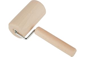 Woodcarver, Mały, ręczny drewniany wałek do pizzy - Idealny do wyrobu domowej pizzy, wałek do ciasta