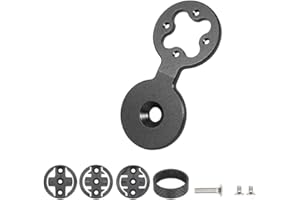 CNANRNANC 7 tapas superiores para auriculares de bicicleta, cubierta para auriculares de potencia, soporte para computadora de bicicleta para WAHOO para BRYTON (negro)