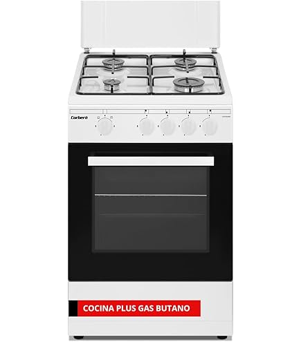 Cucina A Gas 90x60 Bianca Con Forno E Grill Elettrico - 5 Fuochi, Portabombola, Libera Installazione - Foto 2