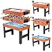 Produktbild COSTWAY 3 in 1 Multifunktionsspieltisch Multi-Spieltisch Spieltisch Multigame Tischfußball Billiard Tischhockey 123x58x82cm