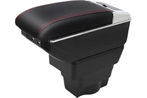 YJYWZH Apoyabrazos para Astra J Doble Capa Reposabrazos Caja Consolas Almacenamiento con portavasos