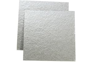 LAKAMODO Feuille de Mica Plaque de Mica Réparation Four à Micro-ondes 14x14cm 2 Pièces