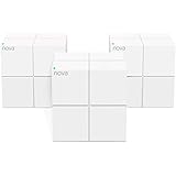 Tenda Nova MW6-3 Whole Home Mesh Wi-Fi System, 6000sq² Wi-Fi Coverage, Two Gigabit Ports, APP Control, Easy Set Up, Work with