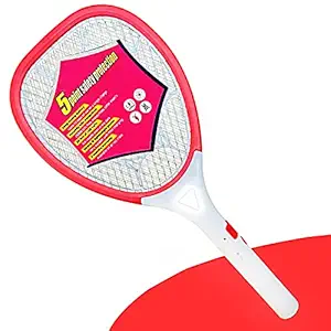 Mr. Right Mosquito Racket Bat with LED Light - Kills Mosquitoes with One Zap (All India Warranty)