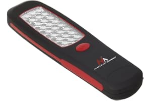 Maclean MCE03 verktygslampa arbetslampa 24 LED vridbar krok magnet