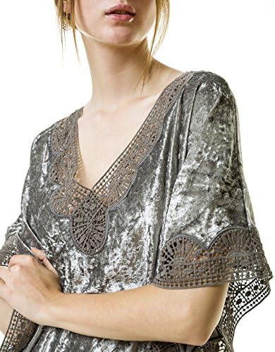 LANIDOR Women's Blouse Blue light blue One size