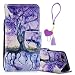 Produktbild iPhone 8 Plus Hülle, iPhone 7 Plus Hülle, Edaroo Bunt Muster Motiv Entwurf PU Ledertasche Schutzhülle Wallet Case Wallettasche [Standfunktion] [Kartenfach] [Magnetverschluss] Schlanke Handyschale Ledertasche Lederhülle Ledercase Handyhülle für Apple iPhone 8 Plus /7 Plus (5.5 Zoll)