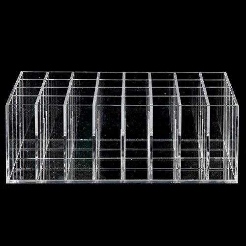 Moderne Klare Acryl 24 Slot Kosmetik Lipgloss Organizer Box/Bad & Make-up-Halter Rack - 4