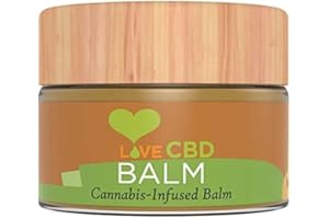Love CBD Balm - 1000mg CBD - Broad Spectrum - Moisturising - Skin Nourishment - Soothing Muscles and Joint Relief - Natural Ingredients - UK Made