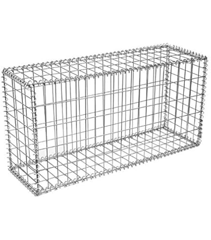 Panier De Gabion Acier Galvanisé 100x50x50 Cm-QIM - Jardin